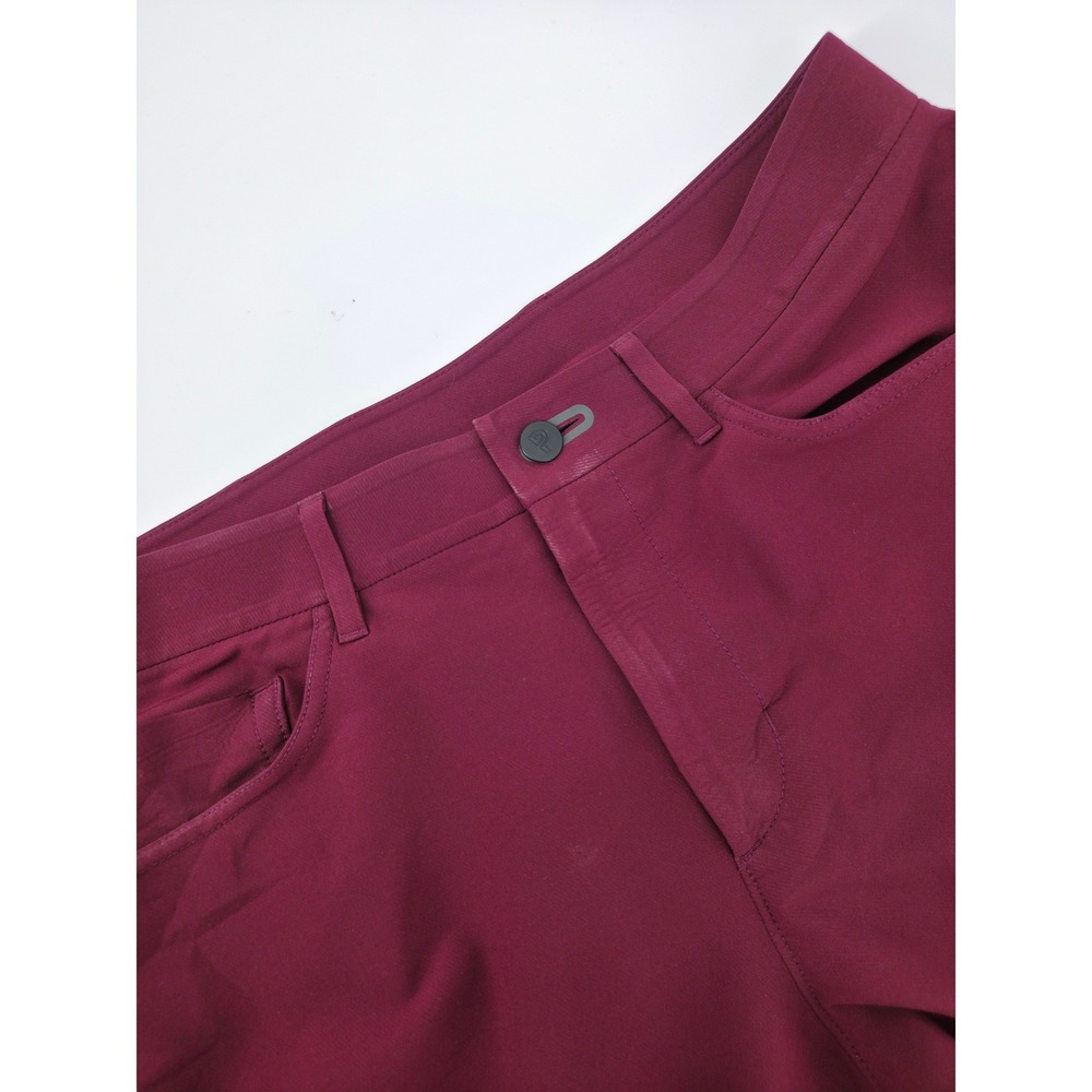 Public Rec All Day Every Day 5-Pocket Pants Burgundy Maroon 32x34 Mens
